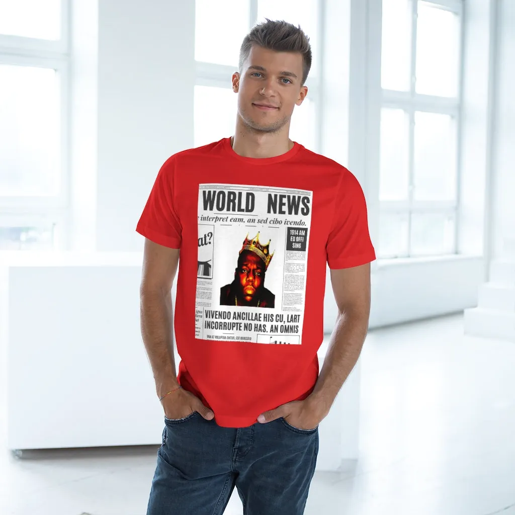World News BIGGIE SMALLS (opaque) Unisex Deluxe T-shirt