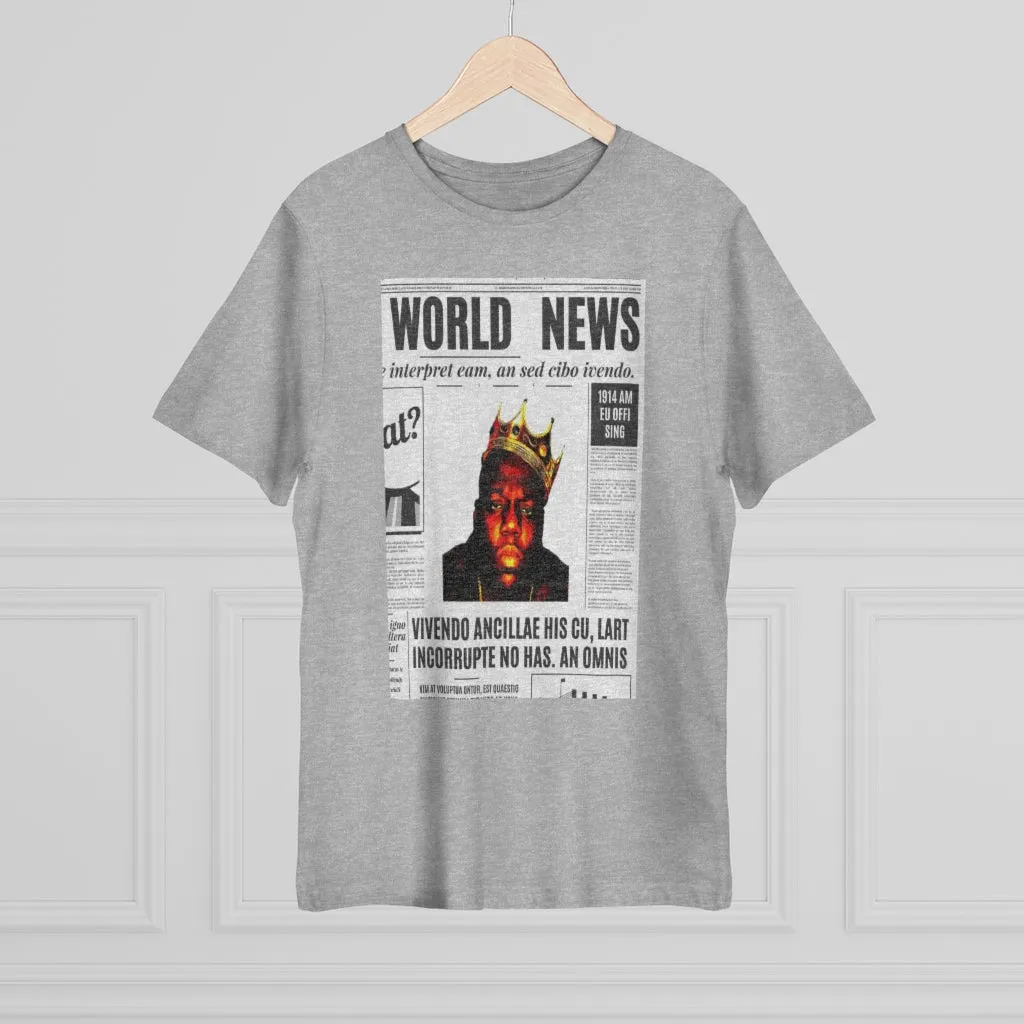 World News BIGGIE SMALLS (opaque) Unisex Deluxe T-shirt