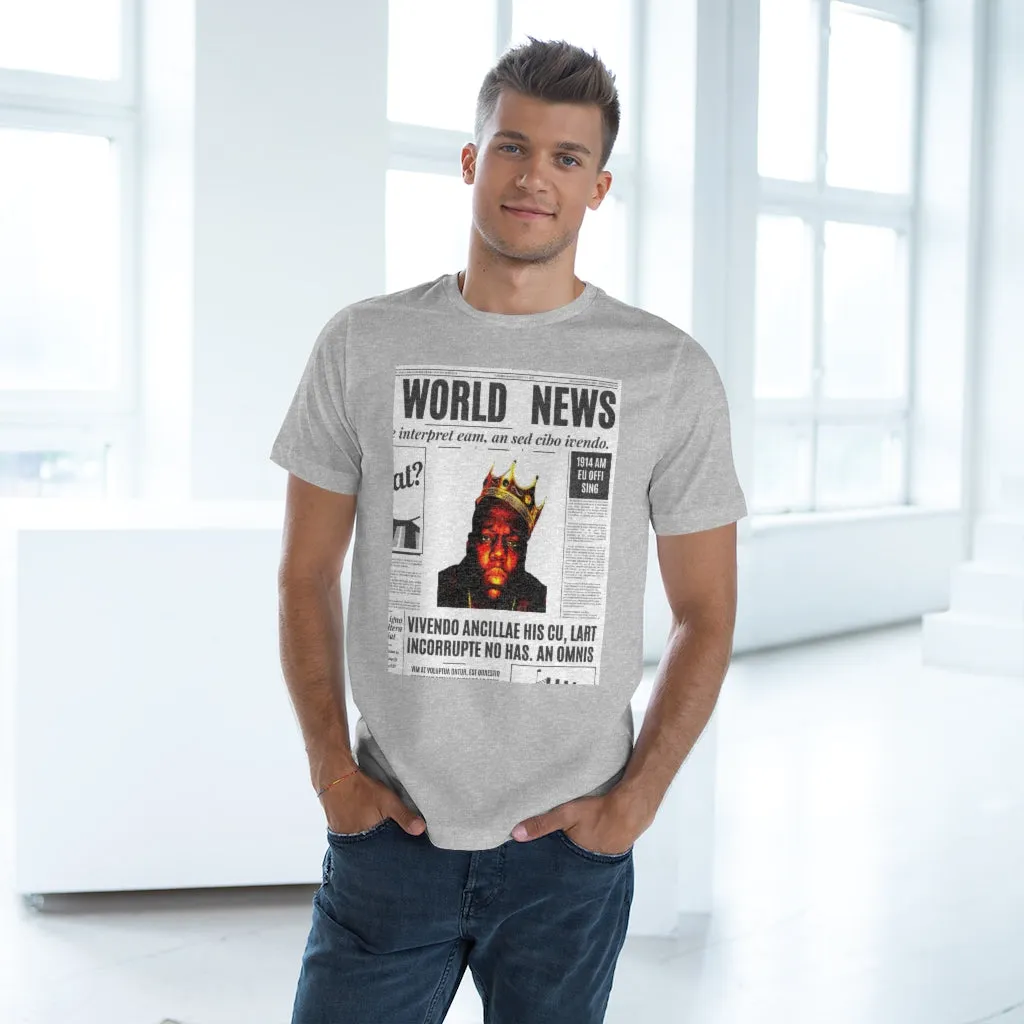 World News BIGGIE SMALLS (opaque) Unisex Deluxe T-shirt