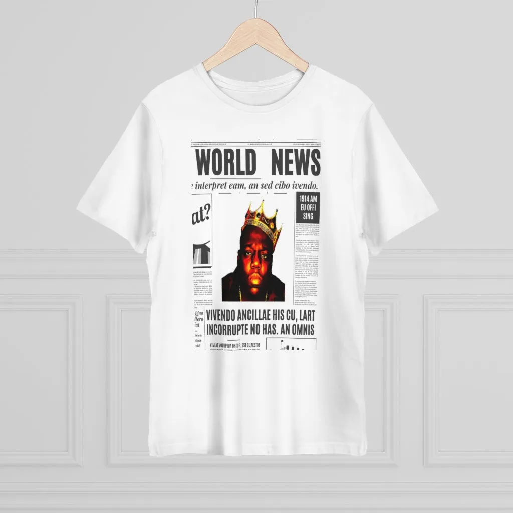 World News BIGGIE SMALLS (opaque) Unisex Deluxe T-shirt