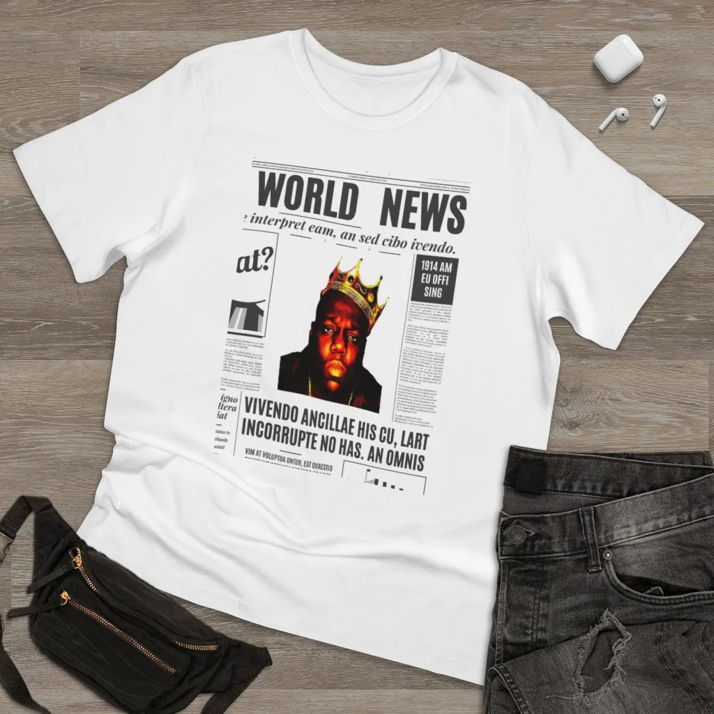 World News BIGGIE SMALLS (opaque) Unisex Deluxe T-shirt