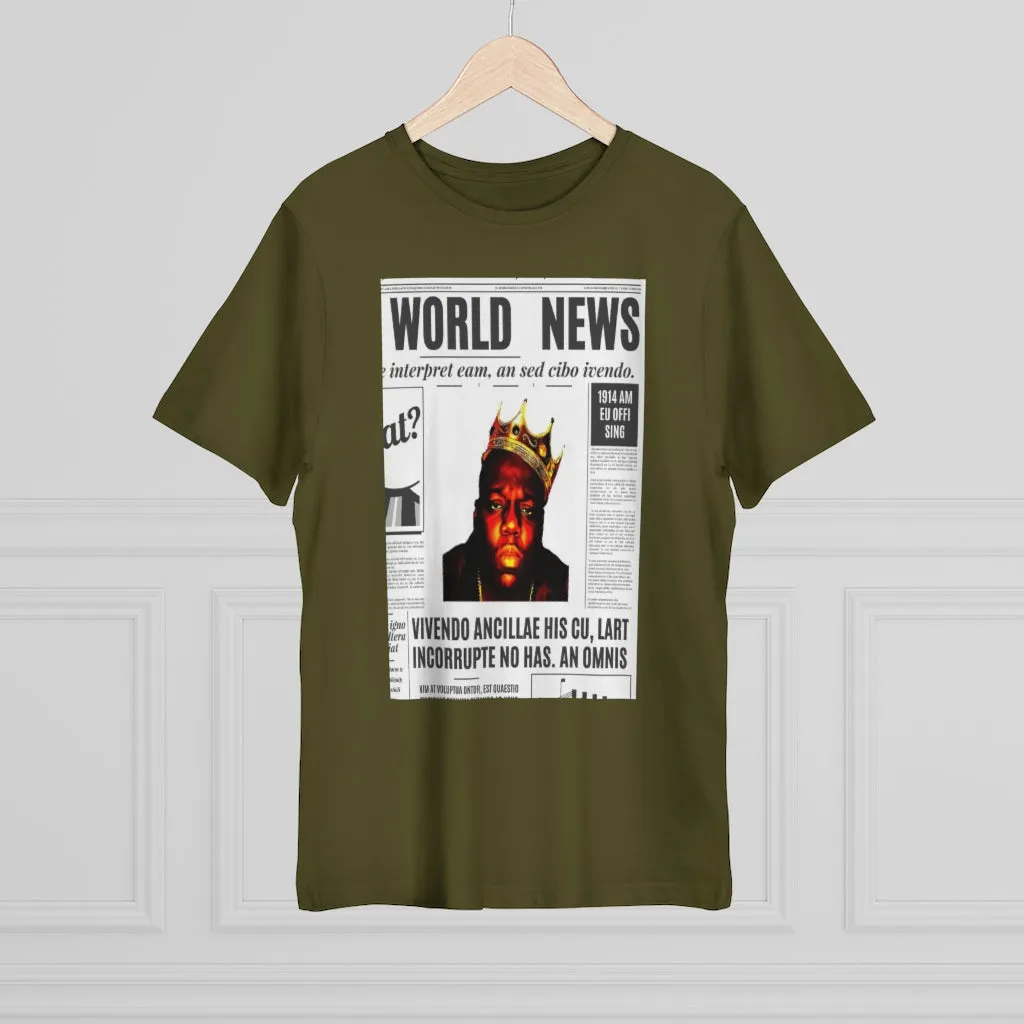 World News BIGGIE SMALLS (opaque) Unisex Deluxe T-shirt