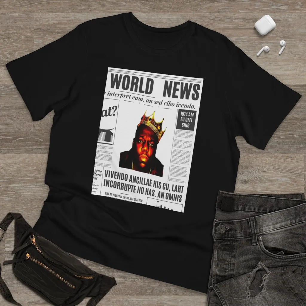 World News BIGGIE SMALLS (opaque) Unisex Deluxe T-shirt