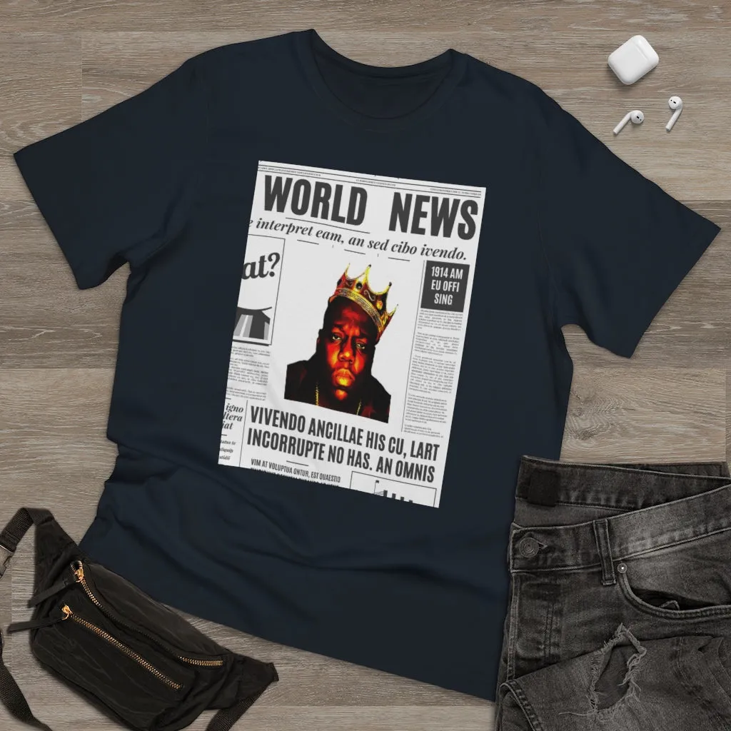 World News BIGGIE SMALLS (opaque) Unisex Deluxe T-shirt