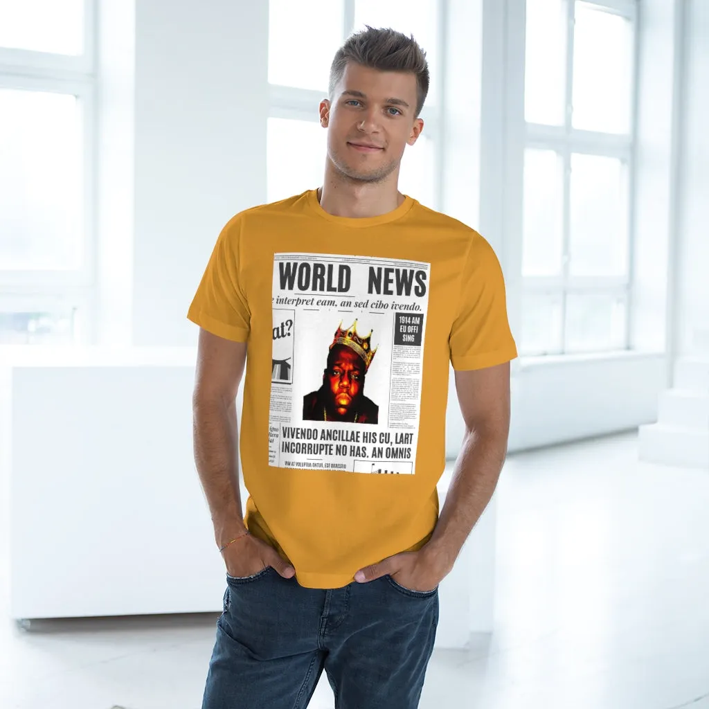 World News BIGGIE SMALLS (opaque) Unisex Deluxe T-shirt
