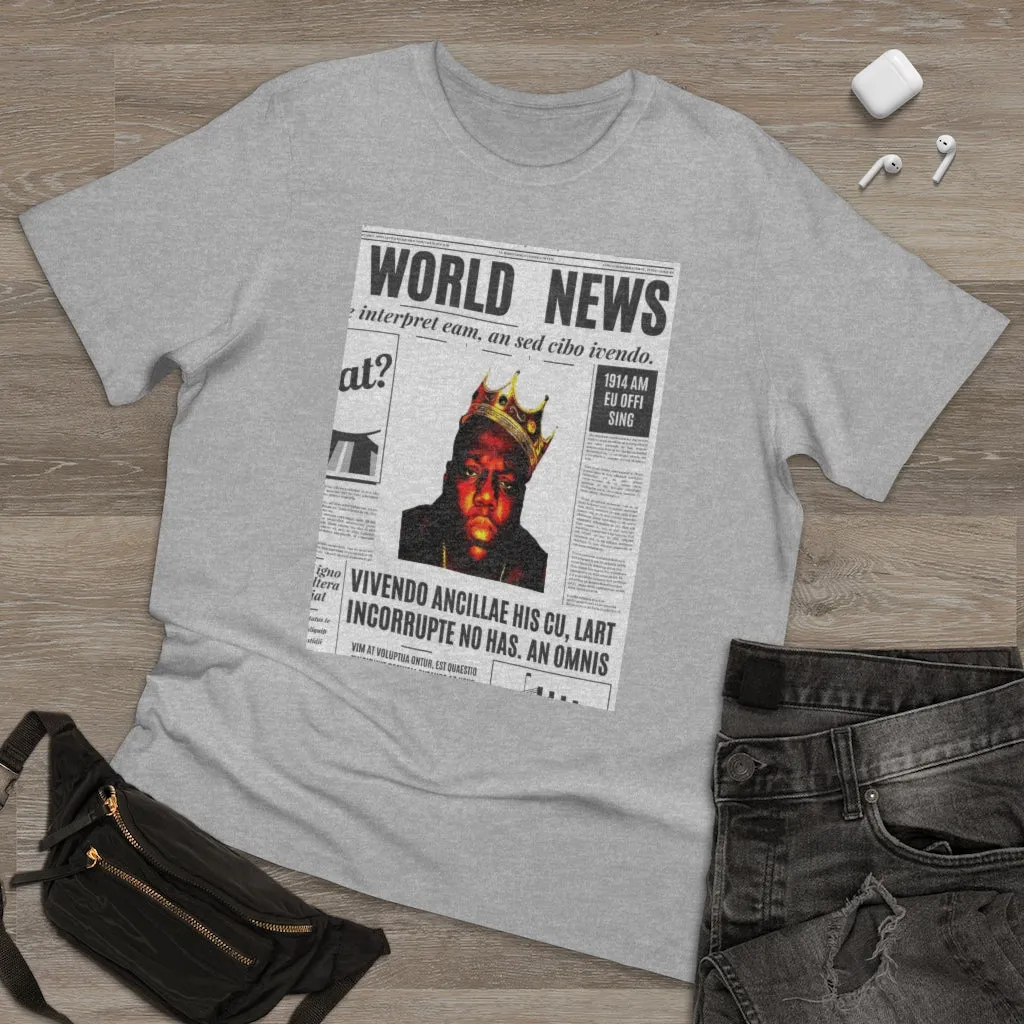 World News BIGGIE SMALLS (opaque) Unisex Deluxe T-shirt