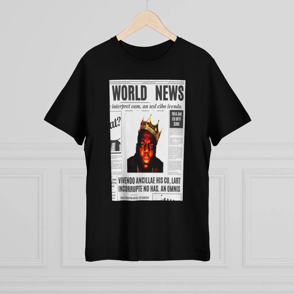 World News BIGGIE SMALLS (opaque) Unisex Deluxe T-shirt