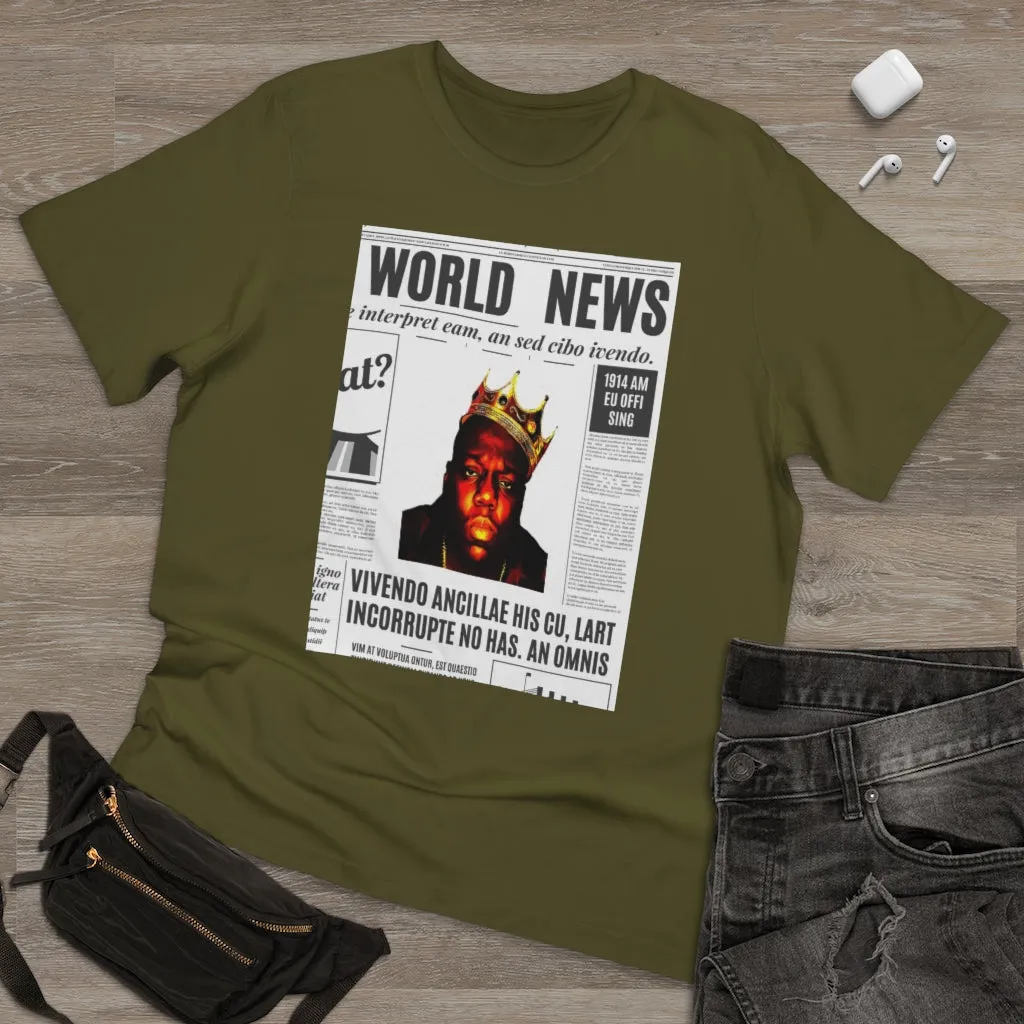 World News BIGGIE SMALLS (opaque) Unisex Deluxe T-shirt