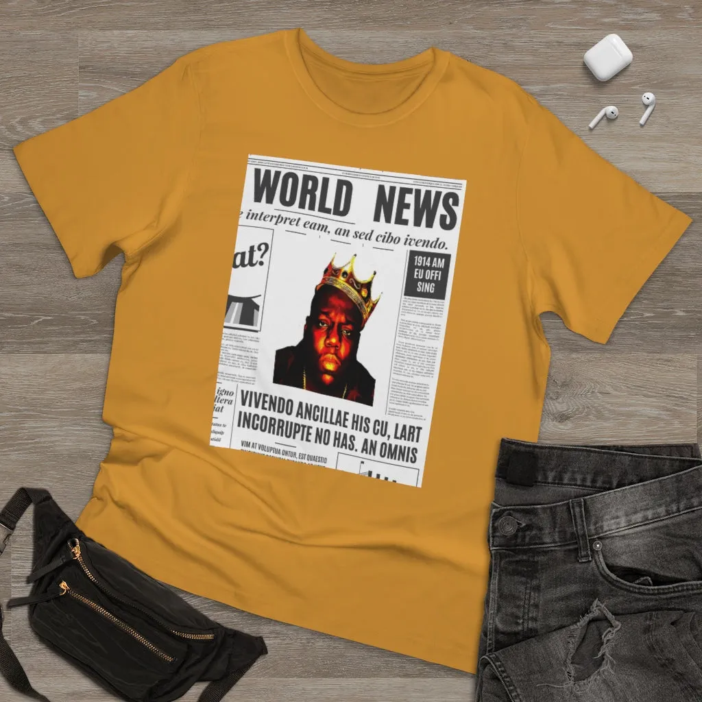 World News BIGGIE SMALLS (opaque) Unisex Deluxe T-shirt