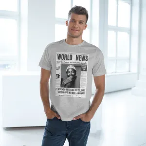World News MARVIN GAYE (white beanie) Unisex Deluxe T-shirt