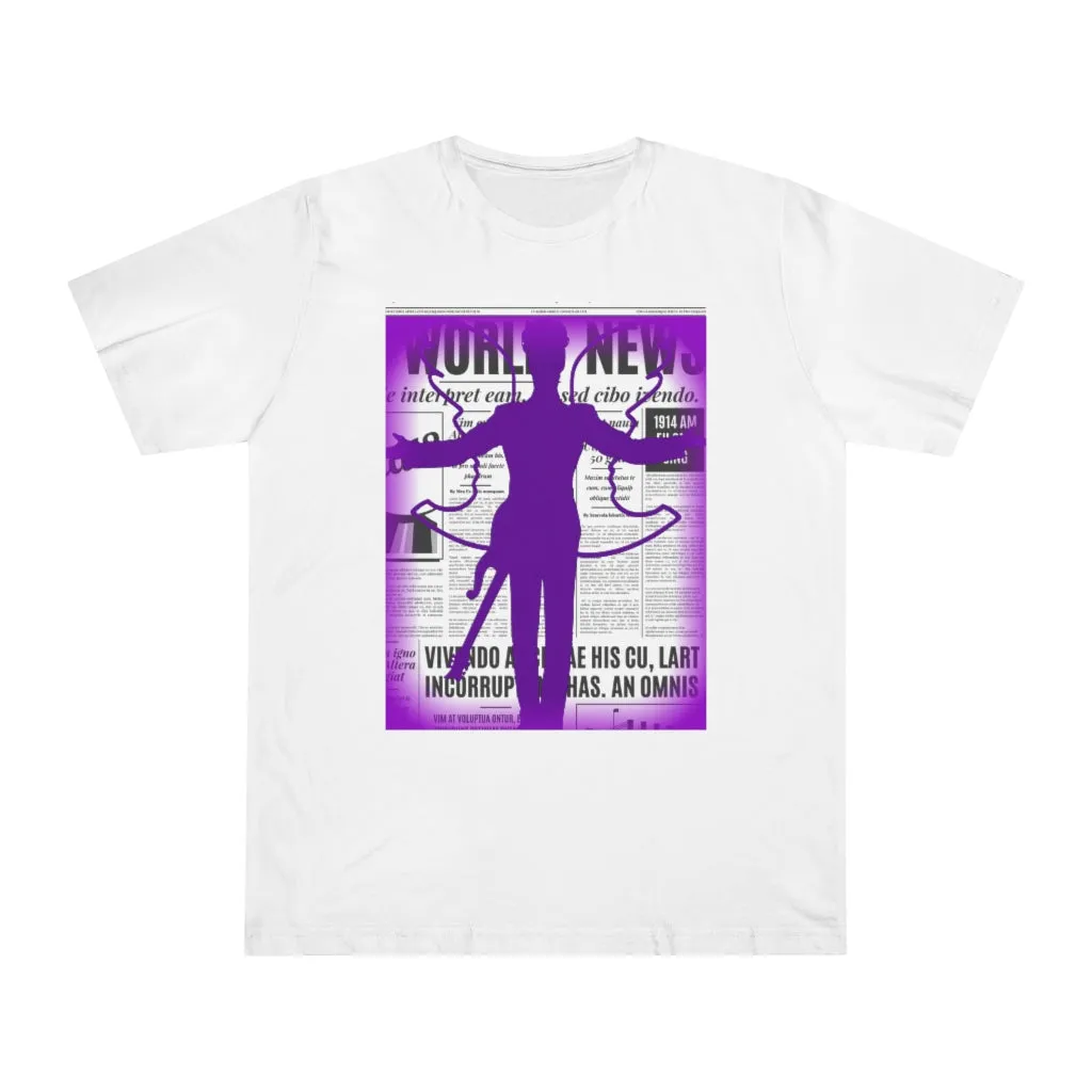 World News PRINCE Unisex Deluxe T-shirt (purple)