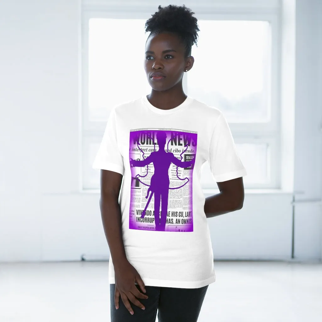 World News PRINCE Unisex Deluxe T-shirt (purple)