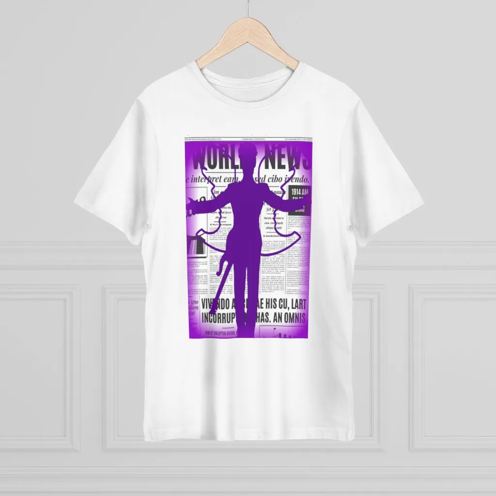 World News PRINCE Unisex Deluxe T-shirt (purple)