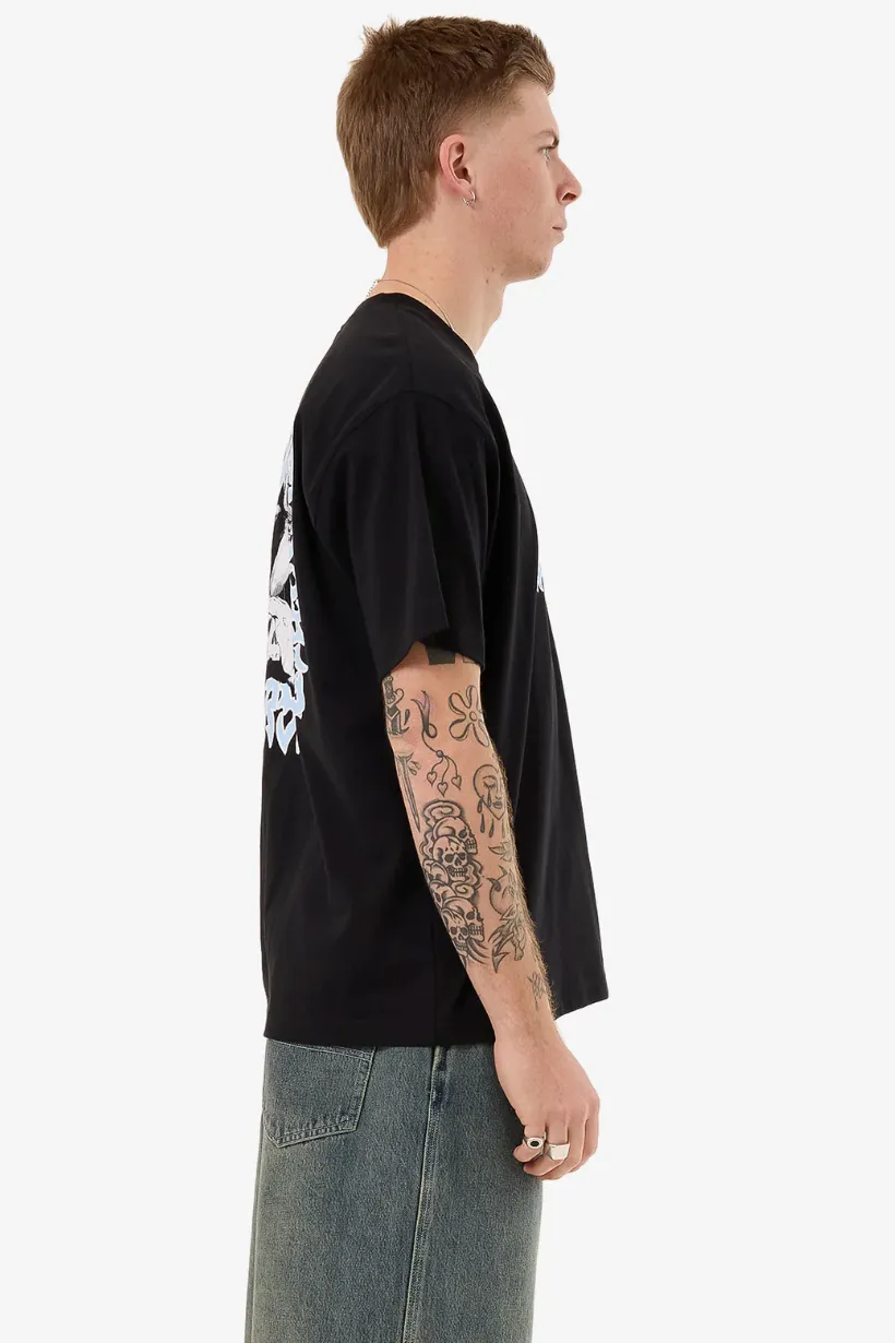 WORSHIP SUPPLIES MORTALITY TEE - BLACK