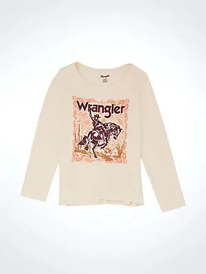 Wrangler Girl's Long Sleeve Western Graphic Tee