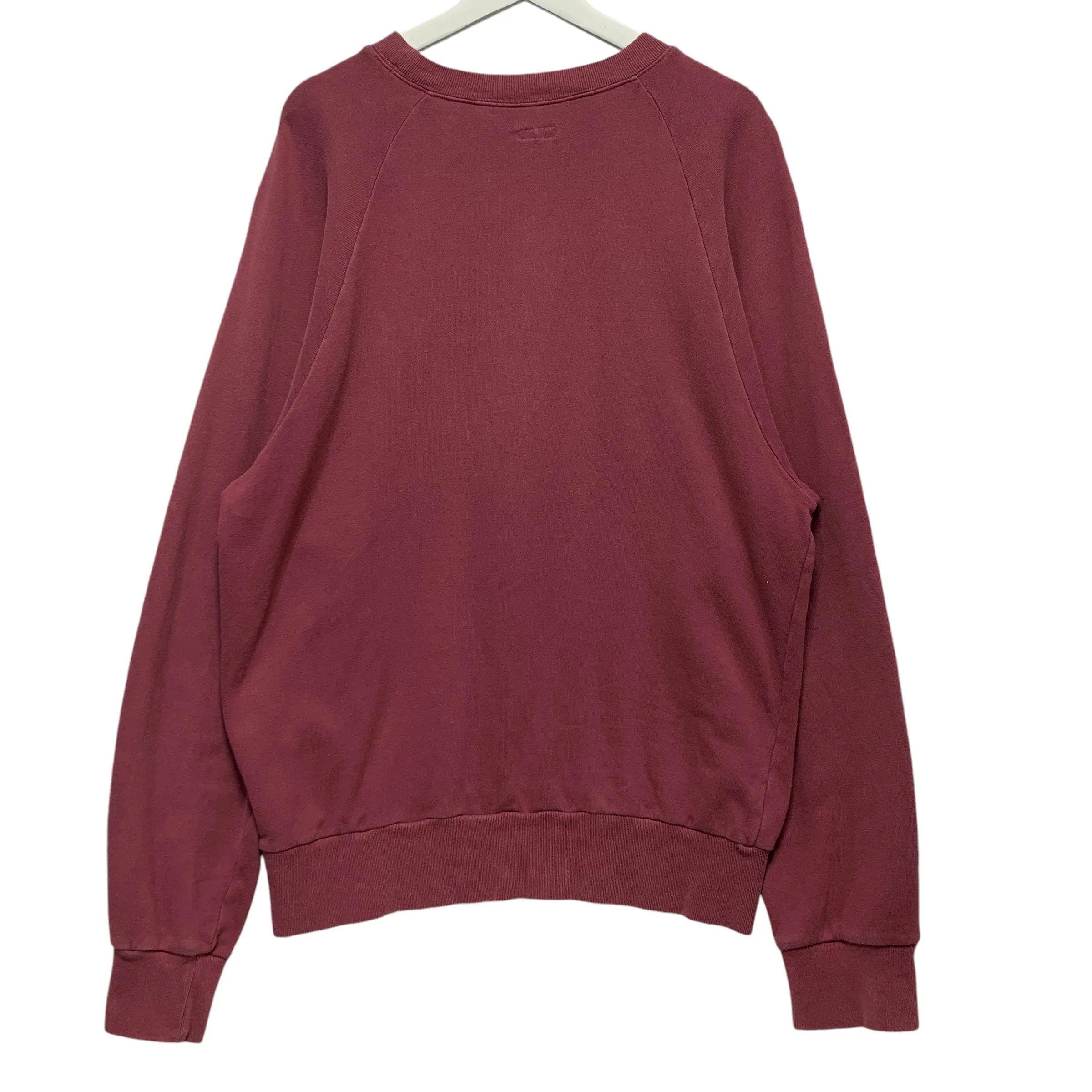 [XL] Kapital Piano College Chieftain Crewneck Sweatshirt Burgundy