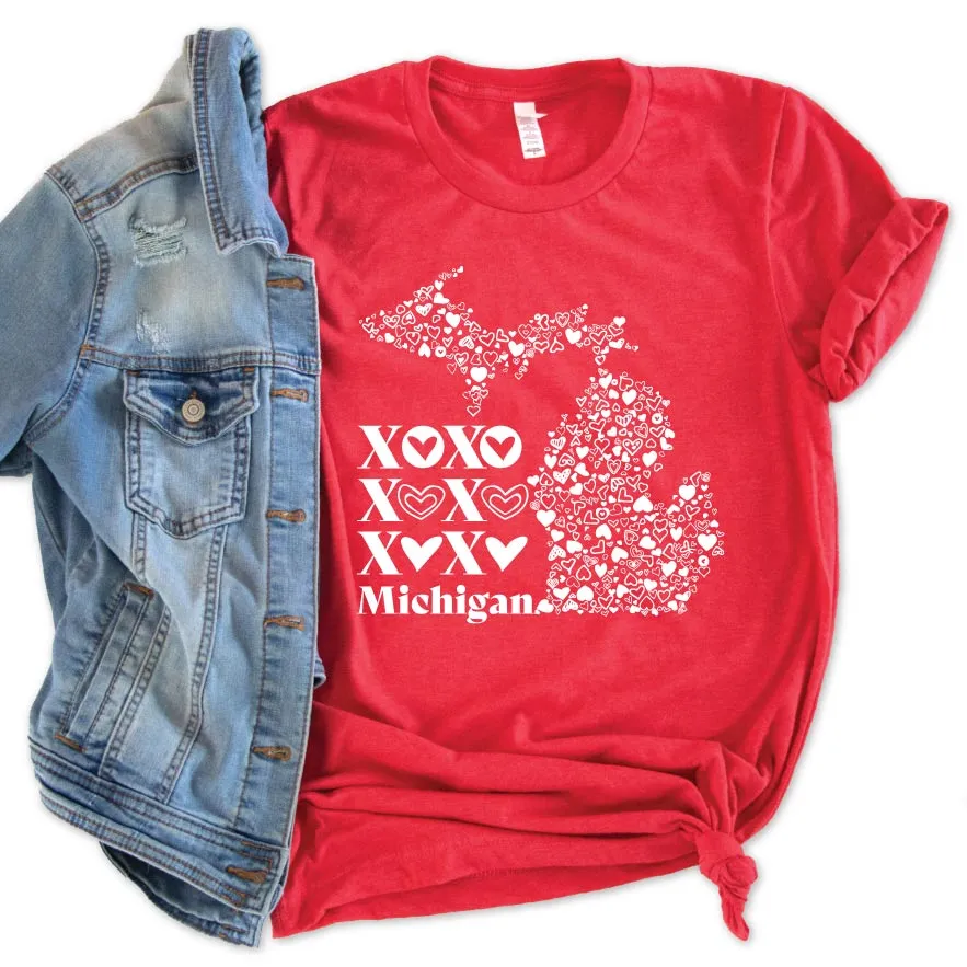 XOXO Michigan Tee