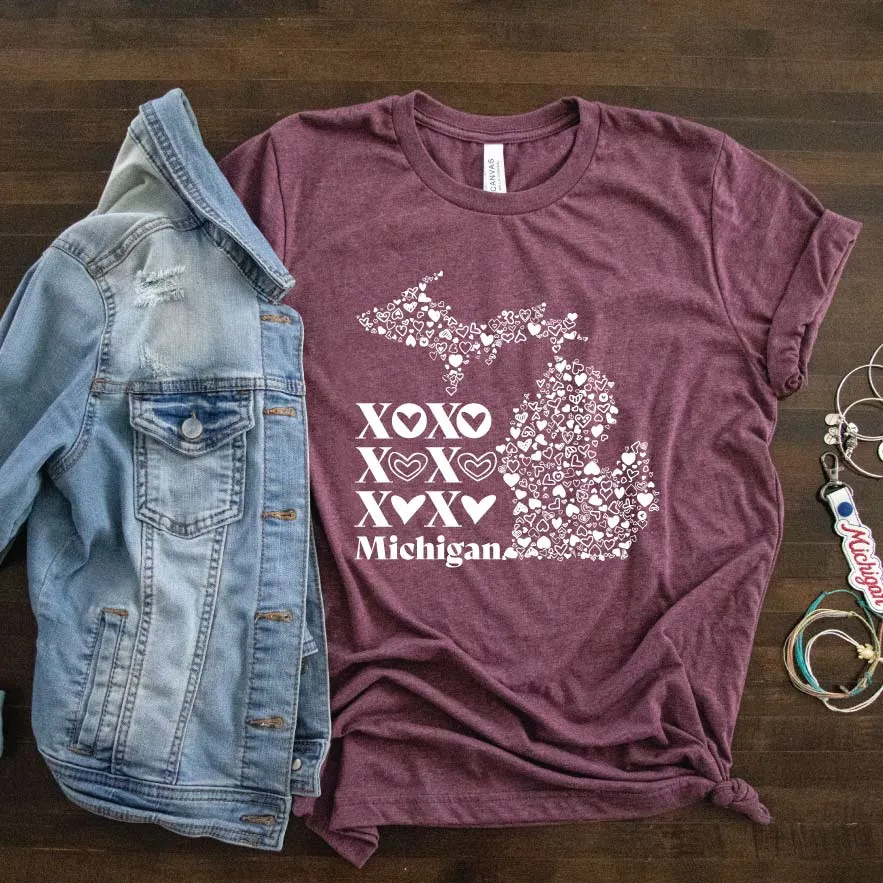 XOXO Michigan Tee