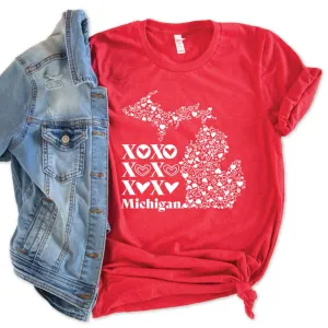 XOXO Michigan Tee