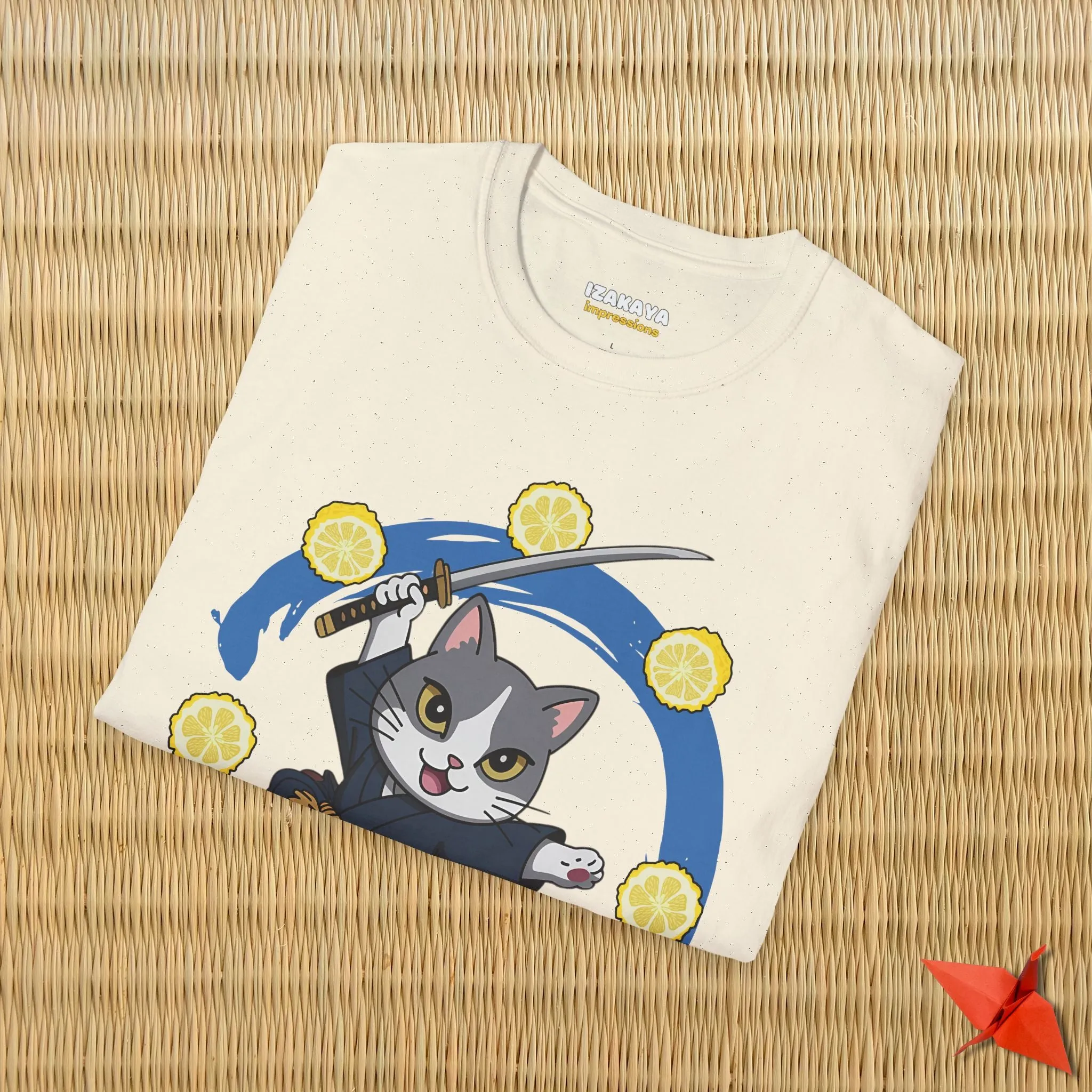 Yuzu Samurai Cat T-Shirt