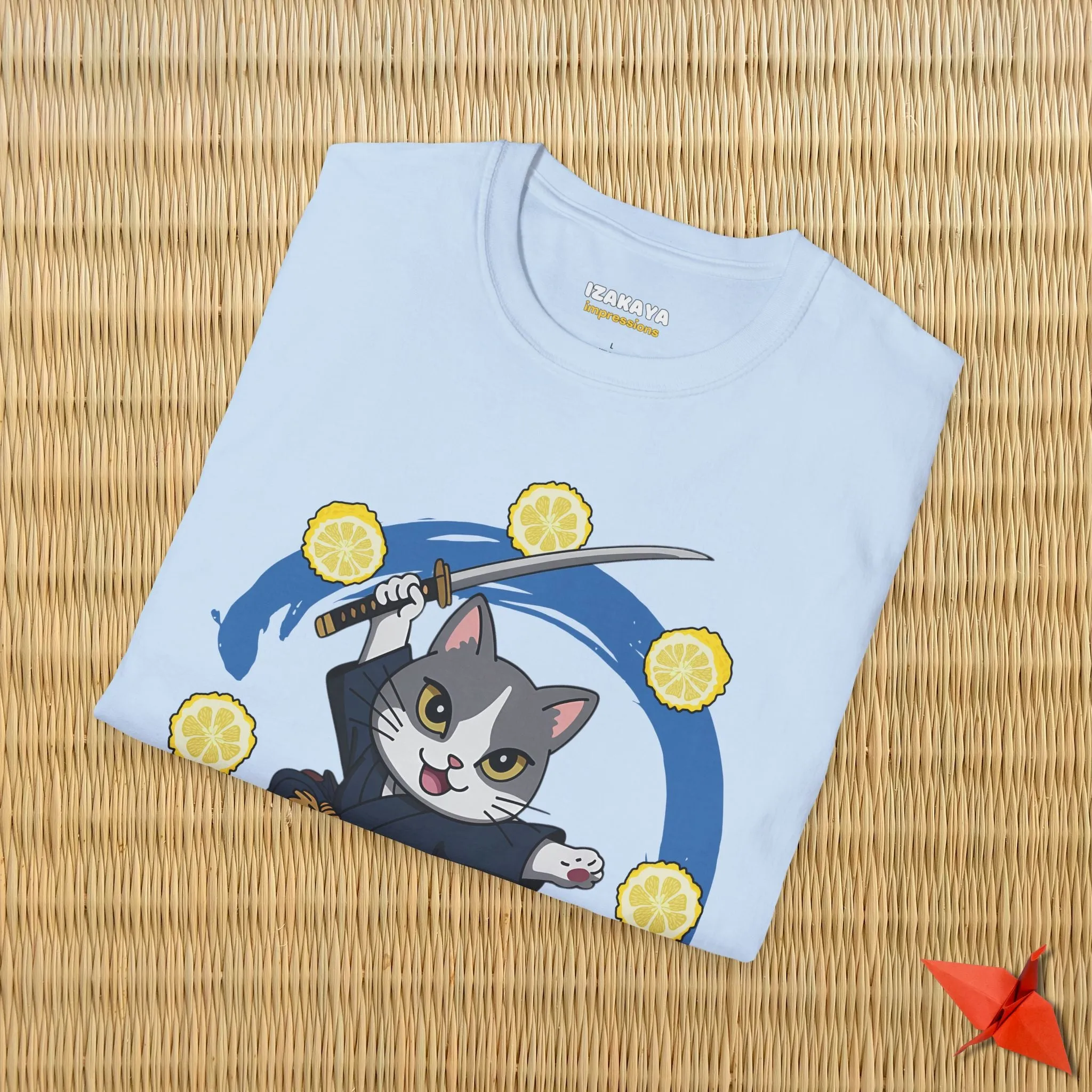Yuzu Samurai Cat T-Shirt