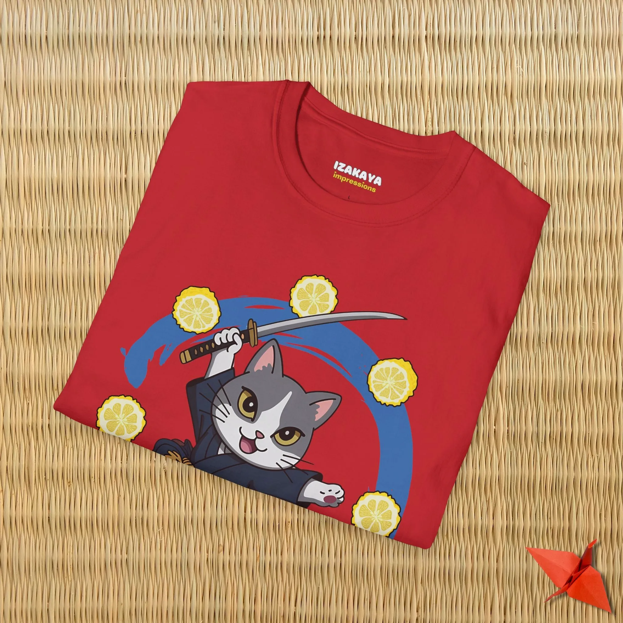 Yuzu Samurai Cat T-Shirt