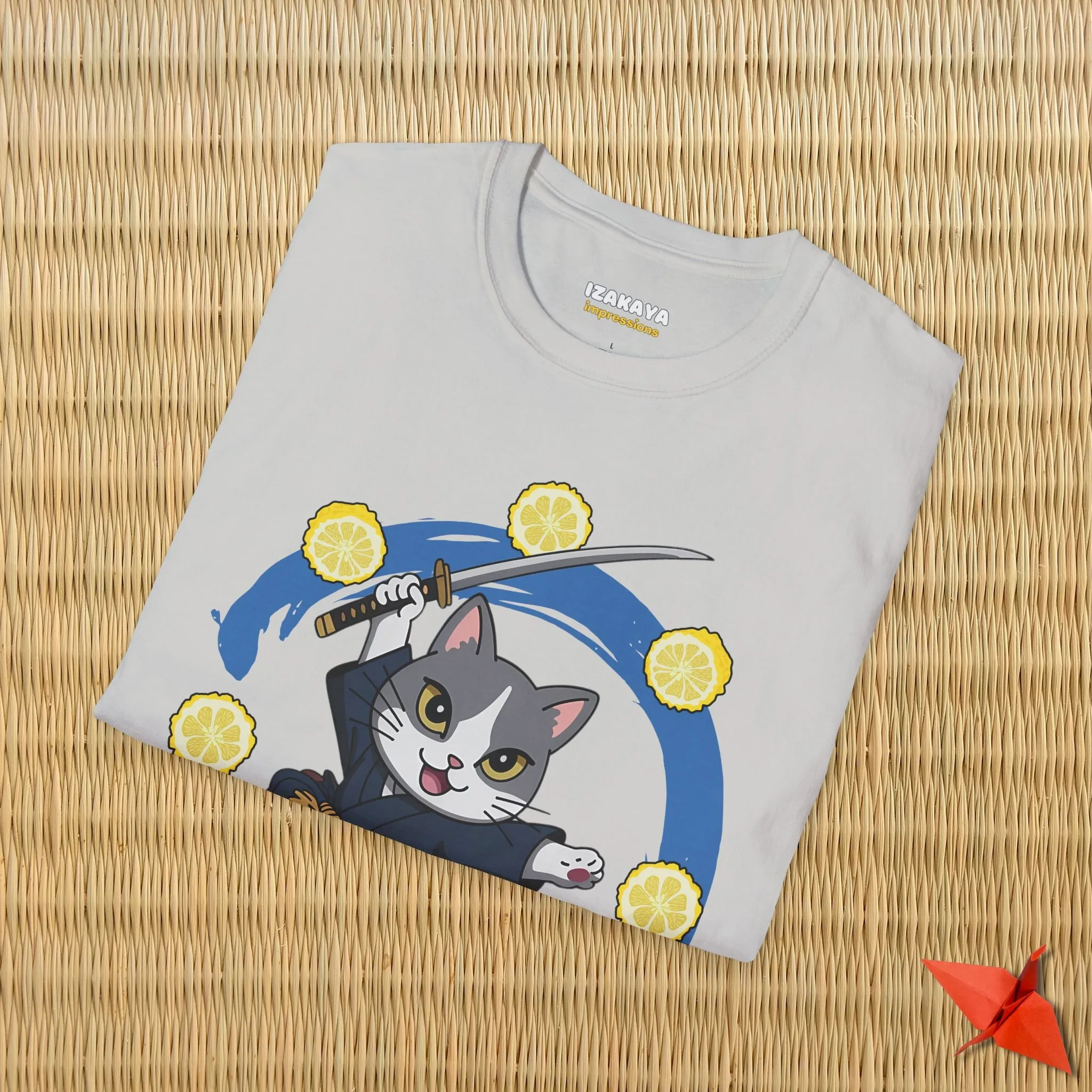 Yuzu Samurai Cat T-Shirt