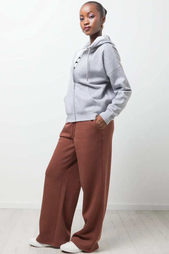 Zip Through Hooded Tracktop Grey