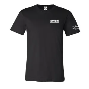 Zooted Logo Black T Shirt - (1, 3, or 6 Count)